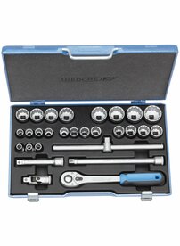 Gedore 1/2 doppenset 10 t/m 36mm D19 VMU-10