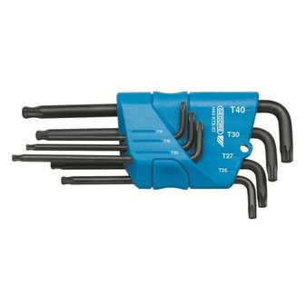 Gedore haakse torx T10 t/m T40 kogelkop