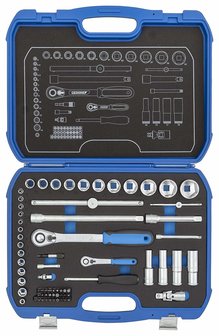 Gedore 1/2 en 1/4 Doppenset 4 t/m 32 mm 19 BMC 20