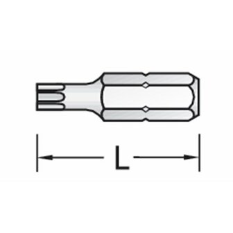 Gedore torxbits T10 10stuk