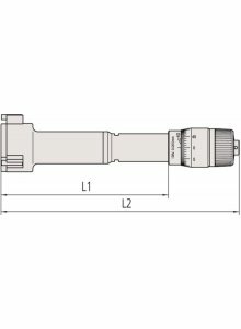 Mitutoyo driepunts schroefmaat 75 t/m 88 mm Holtest (Titanium)