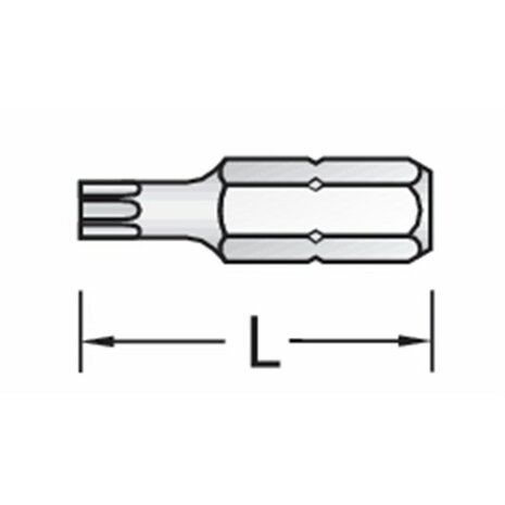 Gedore torxbits T10 10stuk