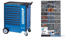 Gedore Gereedschapwagen 2004 met 325-delig gereedschapset