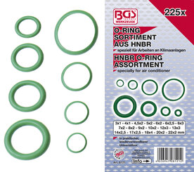 BGS O-ringen HNBR airco 225-delig