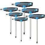 Gedore T-grip inbus 2 t/m 10 mm kogelkop